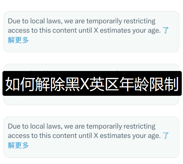 在英国如何解除Twitter年龄限制