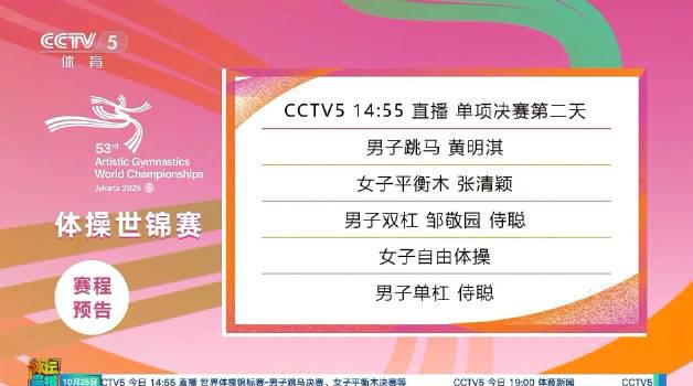 体操世锦赛收官战!中国军团四线冲金,这些看点不容错过