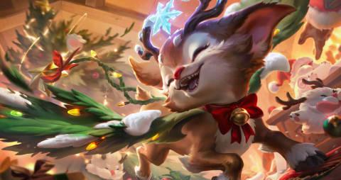 刷到LOL冰雪节新皮肤预告时,我正和伦敦留学的表妹视频——她盯着泽丽的冰雪特效突然叹气:要是能流畅玩国服就好了